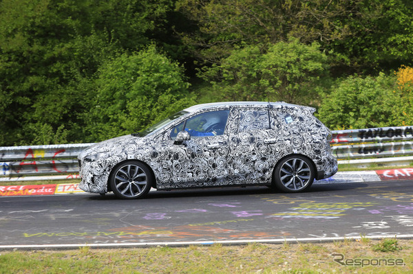 BMW 2シリーズ アクティブツアラー 新型プロトタイプ（スクープ写真）