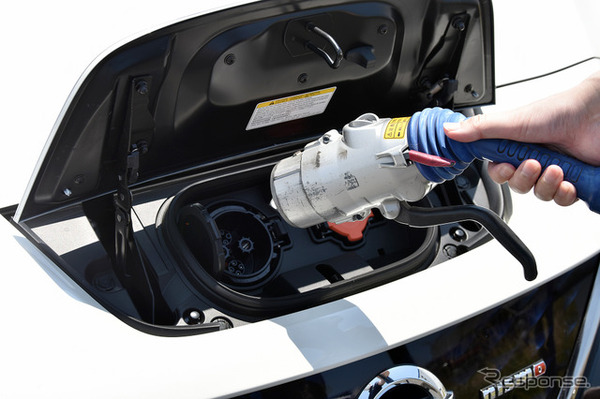 日産 リーフNISMO 改良新型（20MY）の充電口