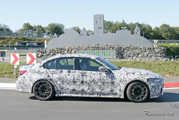 BMW M3セダン 新型プロトタイプ（スクープ写真）