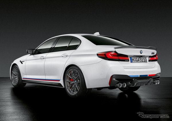 BMW M5 改良新型のMパフォーマンスパーツ