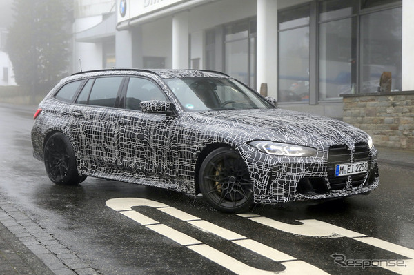 BMW M3ツーリング プロトタイプ（スクープ写真）