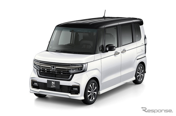 ホンダ N-BOXカスタム コーディネートスタイル プラチナホワイト・パール＆ブラック