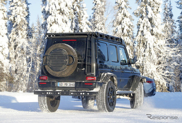 メルセデスベンツ Gクラス 4×4スクエアード 次期型プロトタイプ（スクープ写真）