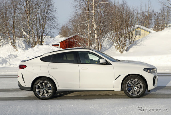 BMW X6 改良新型プロトタイプ（スクープ写真）