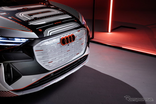 アウディ Q4 e-tron のプロトタイプ