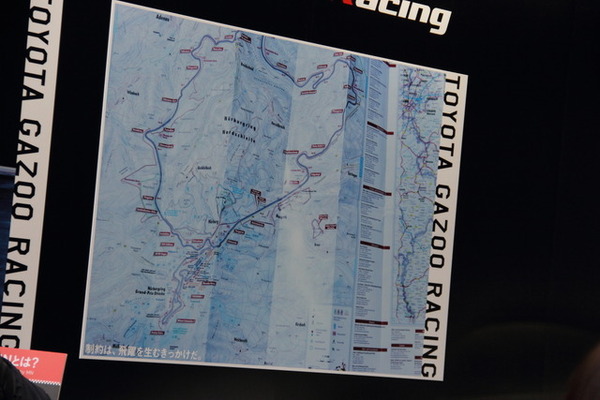 全長約25kmになるニュルブルクリンクのコース図も観覧可能