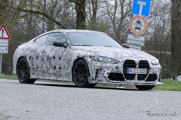 BMW M4 CSL 市販型プロトタイプ（スクープ写真）