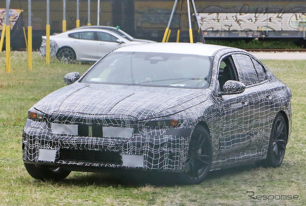 BMW 5シリーズ 次期型プロトタイプ（スクープ写真）