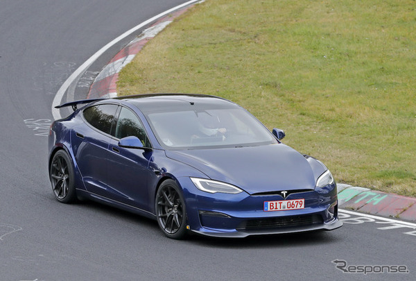 謎のテスラ モデルS プロトタイプ（スクープ写真）