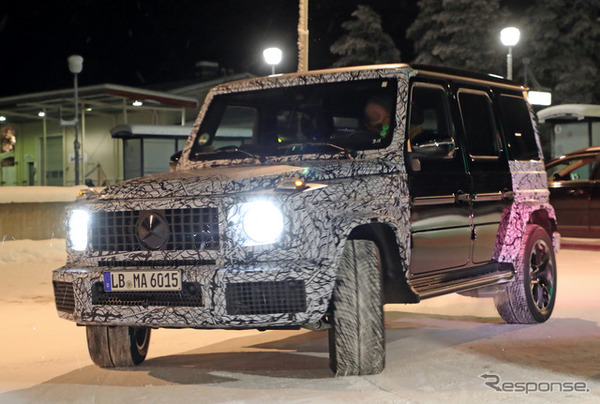 メルセデスベンツ Gクラス（AMG G63）改良新型プロトタイプ（スクープ写真）