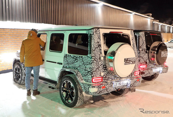 メルセデスベンツ Gクラス（AMG G63）改良新型プロトタイプ（スクープ写真）