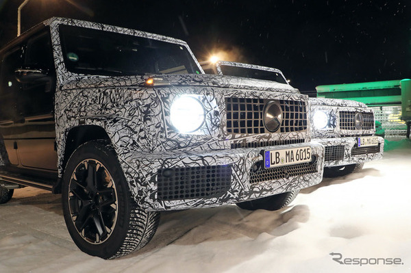 メルセデスベンツ Gクラス（AMG G63）改良新型プロトタイプ（スクープ写真）