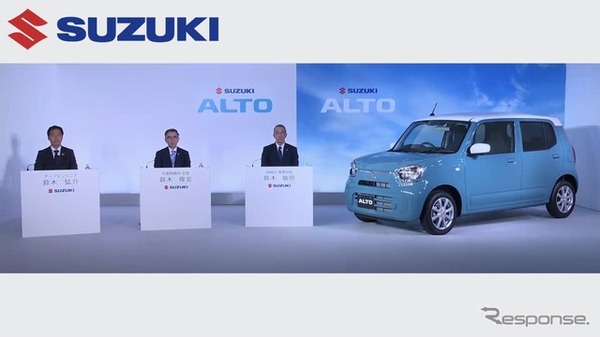 スズキ・アルト新型発表