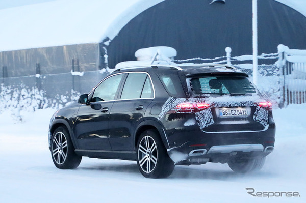 メルセデスベンツ GLE 改良新型プロトタイプ（スクープ写真）