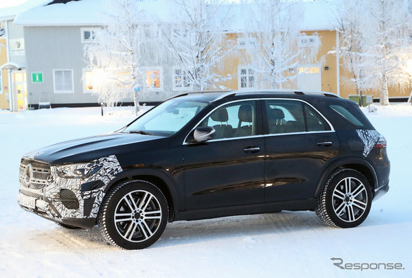 メルセデスベンツ GLE 改良新型プロトタイプ（スクープ写真）