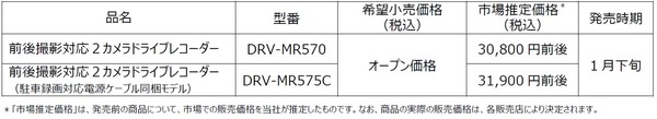 DRV-MR570／DRV-MR575C