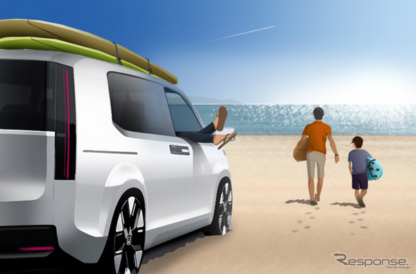 ホンダ・ステップワゴン：デザインスケッチ