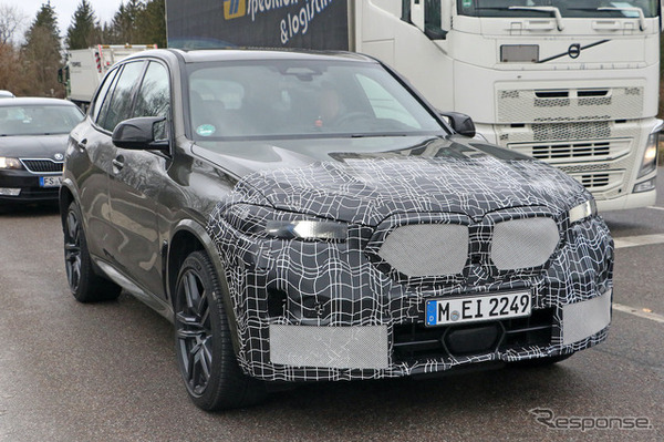BMW X5M 改良新型プロトタイプ（スクープ写真）