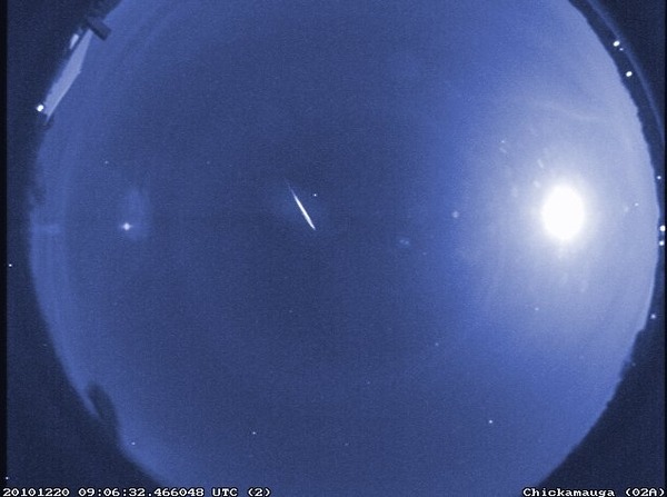 しぶんぎ座流星群　(c) NASA