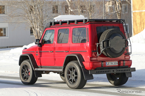 メルセデス AMG G500/G550 4×4スクエアード 後継モデル（スクープ写真）