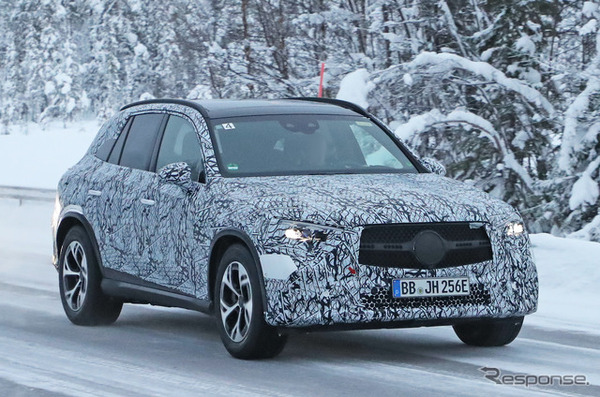 メルセデスベンツ GLC 次期型プロトタイプ（スクープ写真）