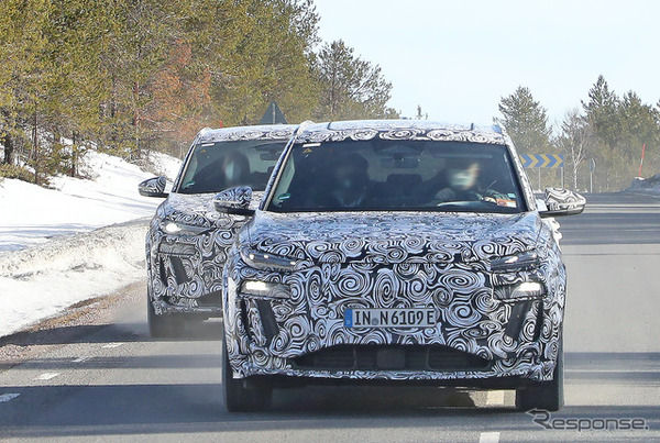 アウディ RS Q6 e-tron プロトタイプ（スクープ写真）
