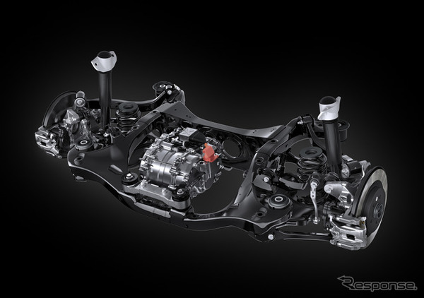 2.5リットル PHEV、HEVのリアサスペンション
