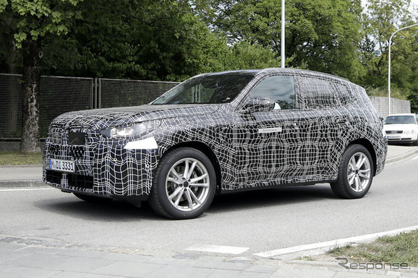 BMW X3 次期型に追加されるPHEV（スクープ写真）
