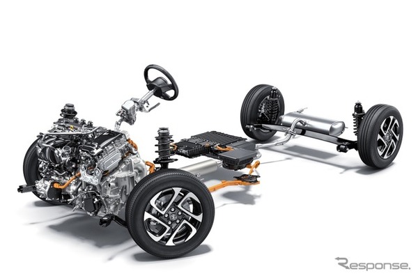 トヨタ・シエンタ：1.5Lダイナミックフォースエンジン（M15A-FXE）＋シリーズパラレルハイブリッド