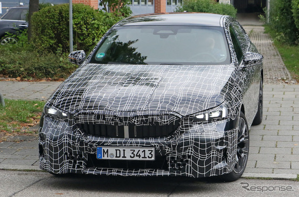 BMW 5シリーズ 次期型プロトタイプ（スクープ写真）