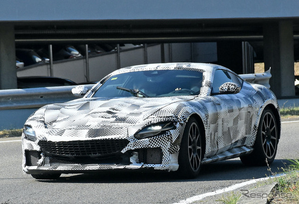 フェラーリ 812スーパーファスト 後継モデル（スクープ写真）