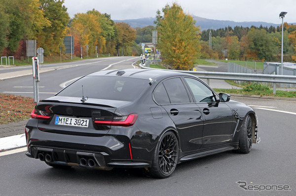 BMW M3 CS 新型プロトタイプ（スクープ写真）