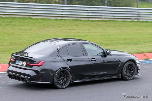 BMW M3 CS 新型プロトタイプ（スクープ写真）