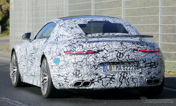 メルセデスAMG GT Edition1 市販型プロトタイプ（スクープ写真）