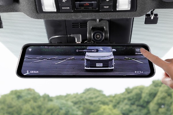 G-FACTORYから夜間駐車録画に強い赤外線車内カメラ付きで3カメラ搭載のドラレコ付きスマートルームミラー「H63S Pro」が新発売