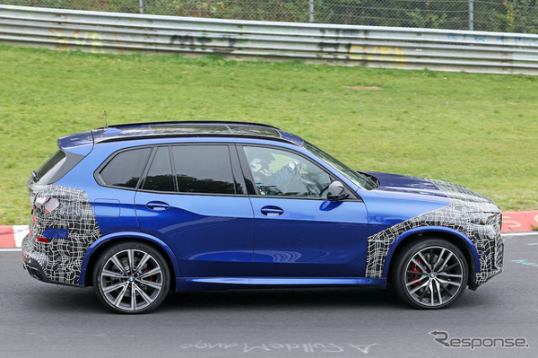 BMW X5 M60i プロトタイプ（スクープ写真）
