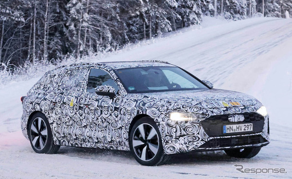 アウディ A4 アバント PHEVモデルの次期型プロトタイプ（スクープ写真）