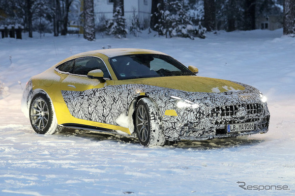 メルセデス AMG GT 次期型プロトタイプ（スクープ写真）
