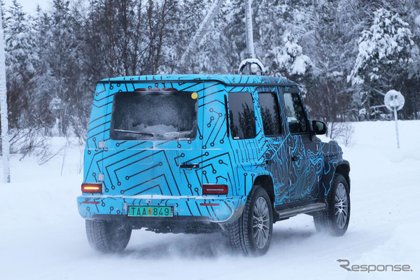 メルセデスベンツ EQG 市販型プロトタイプ（スクープ写真）