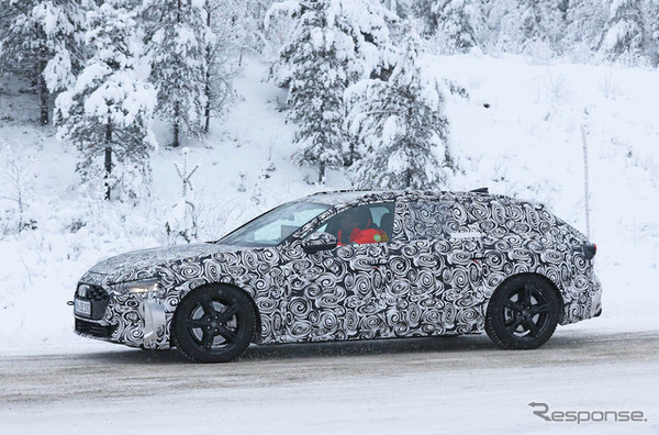 アウディ S4アバント 次期型プロトタイプ（スクープ写真）