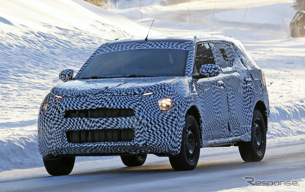 シトロエン C3エアクロスSUV 次期型プロトタイプ（スクープ写真）