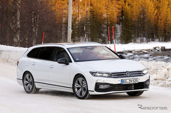 VW パサート ヴァリアント 次期型プロトタイプ（スクープ写真）