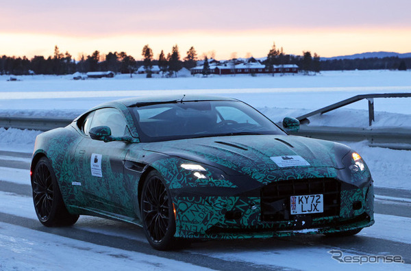 アストンマーティン DB11 後継モデルのプロトタイプ（スクープ写真）