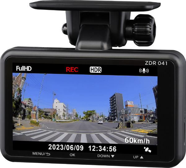 コンパクト1カメラドライブレコーダー「ZDR041」