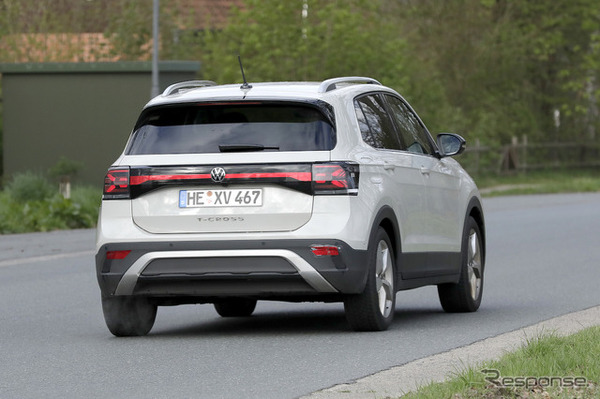 VW T-Cross 改良新型プロトタイプ（スクープ写真）