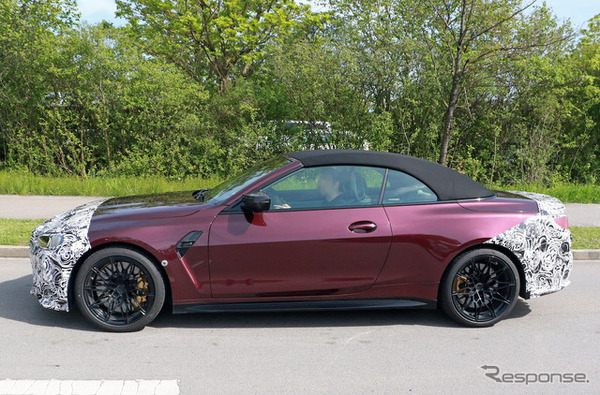 BMW M4カブリオレ 改良新型プロトタイプ（スクープ写真）