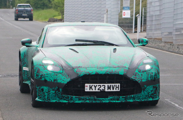アストンマーティン ヴァンテージ 後継モデルのプロトタイプ（スクープ写真）