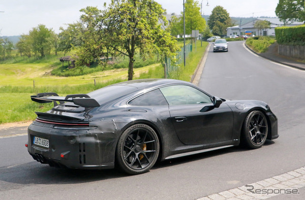ポルシェ 911 GT3 改良新型プロトタイプ（スクープ写真）