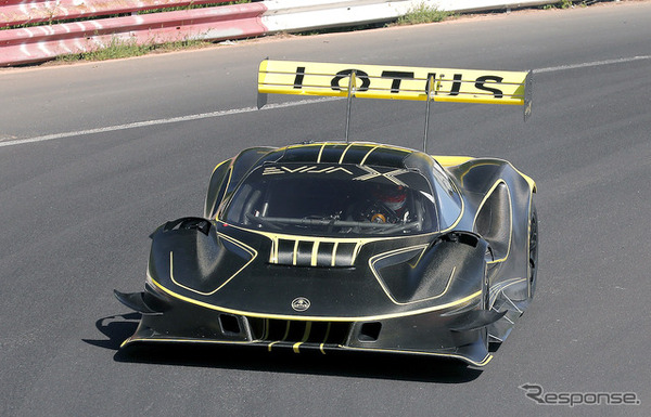 ロータス エヴァイヤX 開発車両（スクープ写真）