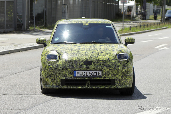 MINI E JCW プロトタイプ（スクープ写真）